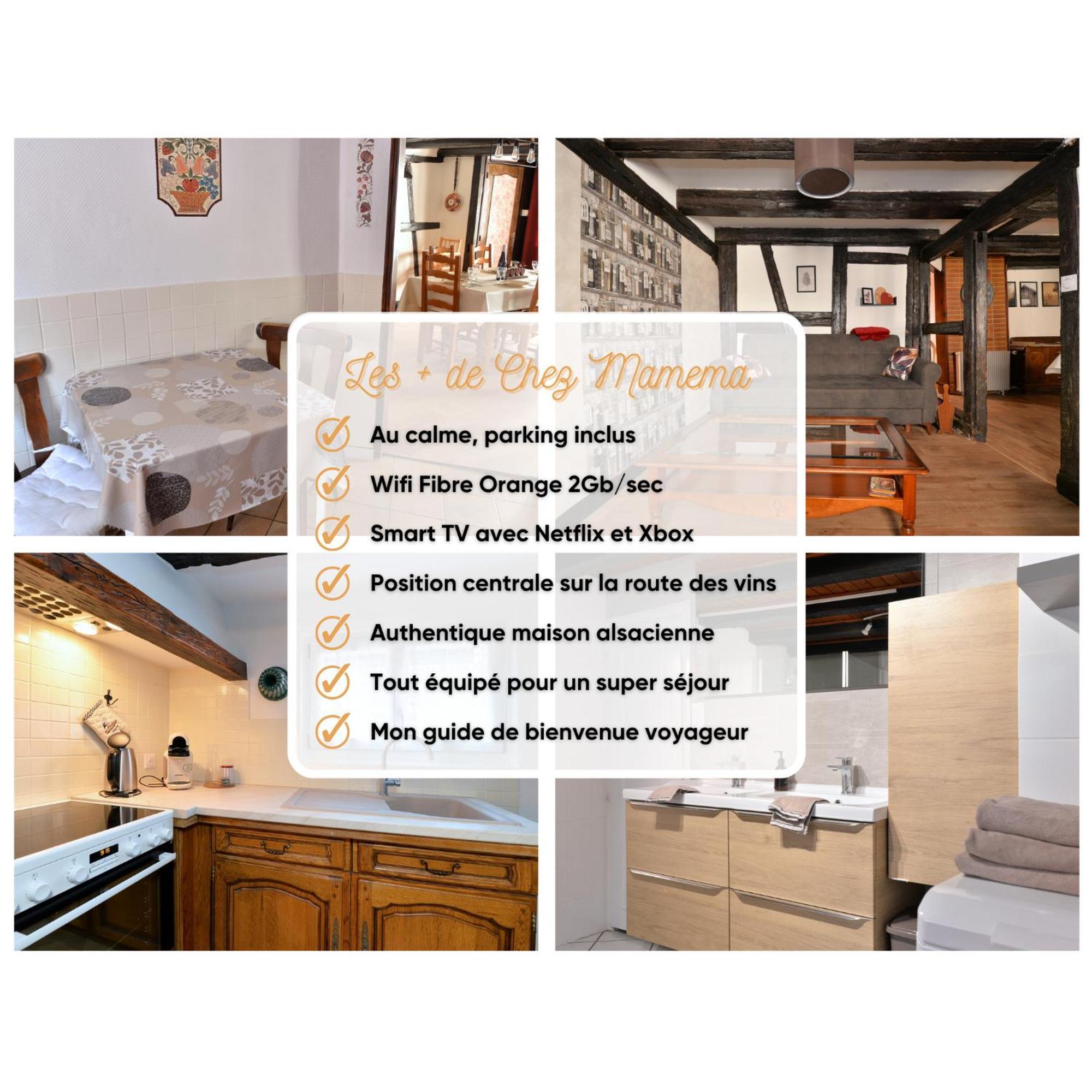 Chez Mamema, Maison Alsacienne Route Des Vins Kintzheim Exteriér fotografie